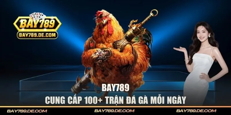 BAY789 cung cấp 100+ trận đá gà mỗi ngày